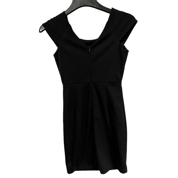 Wet Seal Little Black Dress with Studs Sz Small Womens Bodycon Fitted Minidress - Picture 8 of 9